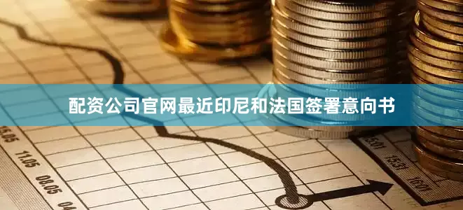 配资公司官网最近印尼和法国签署意向书